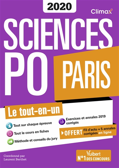 Sciences Po Paris 2020 : le tout-en-un