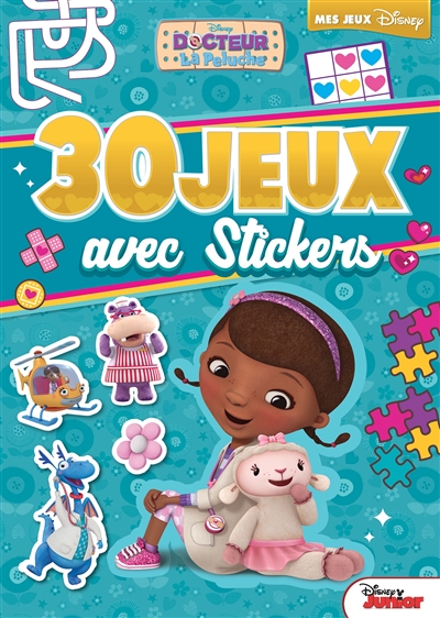 Docteur La Peluche : 30 jeux avec stickers