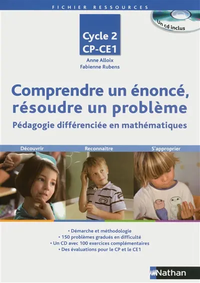Comprendre un énoncé, résoudre un problème : pédagogie différenciée en mathématiques : cycle 2, CP-CE1