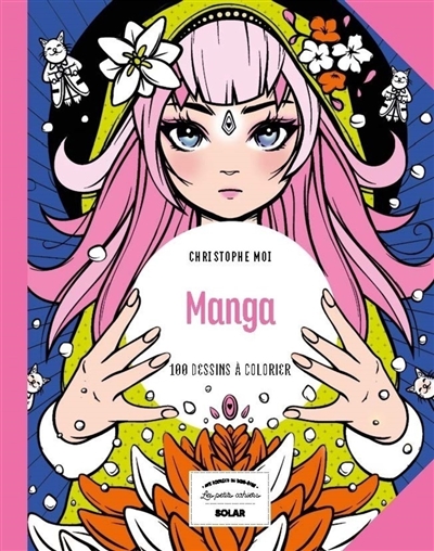 Manga : 100 dessins à colorier