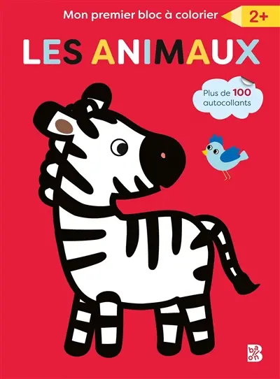 Les animaux : mon premier bloc à colorier 2+