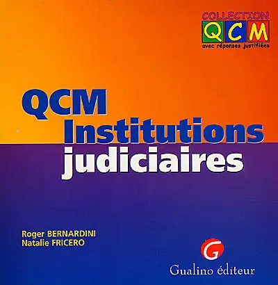 QCM institutions judiciaires