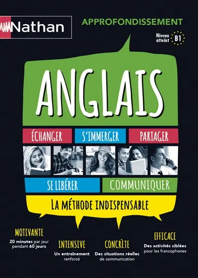 Anglais : approfondissement, niveau atteint B1