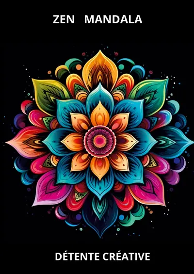 Zen Mandala : Détente créative : Livre de coloriage mandala avec des designs détaillés. Méditation, imagination & paix intérieure en coloriant
