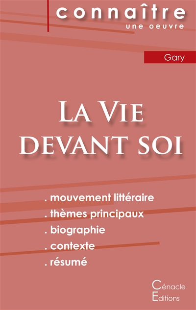 Fiche de lecture La Vie...