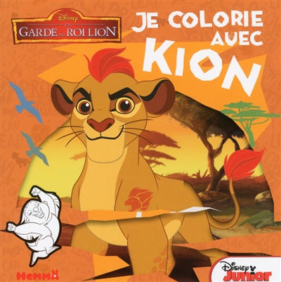 Je colorie avec Kion : la garde du roi Lion