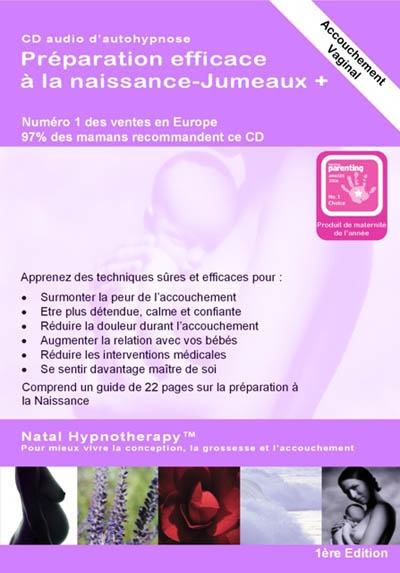 Préparation à la naissance (jumeaux, accouchement vaginal) : programme audio d'autohypnose