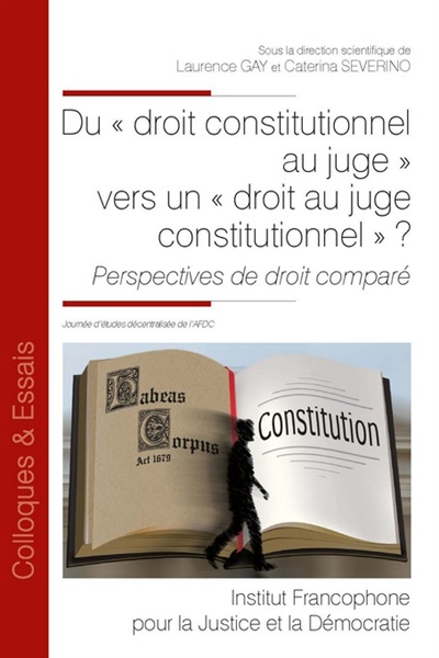 Du droit constitutionnel au juge vers un droit au juge constitutionnel ? : perspectives de droit comparé : actes de la Journée d'études décentralisée de l'AFDC, Aix-en-Provence, 23 novembre 2018