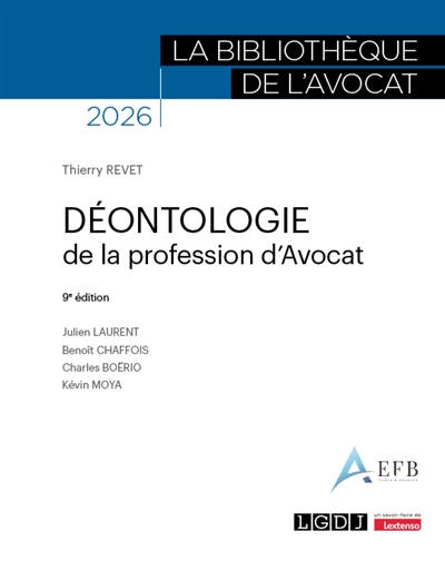 Déontologie de la profession d'avocat : 2026