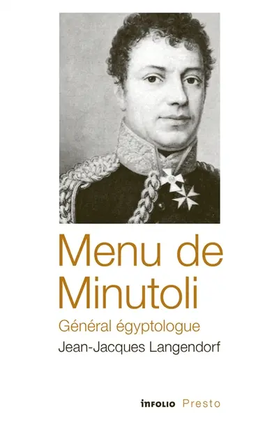 Menu de Minutoli, général égyptologue