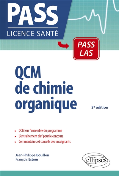 QCM de chimie organique, UE1, UE spé pharma
