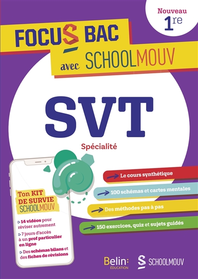 SVT 1re, spécialité