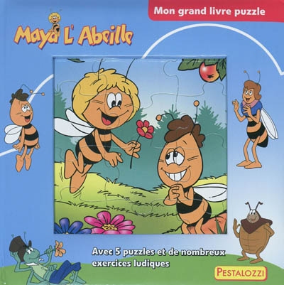 Maya l'abeille : mon grand livre puzzle