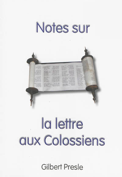 Notes sur la lettre aux Colossiens