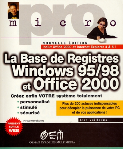 La base de registres Windows 98 et 95 et Office 2000