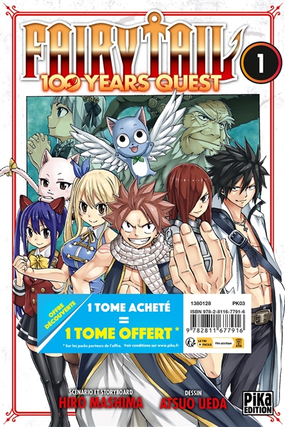 Fairy Tail : 100 years quest : pack offre découverte T01 et T02