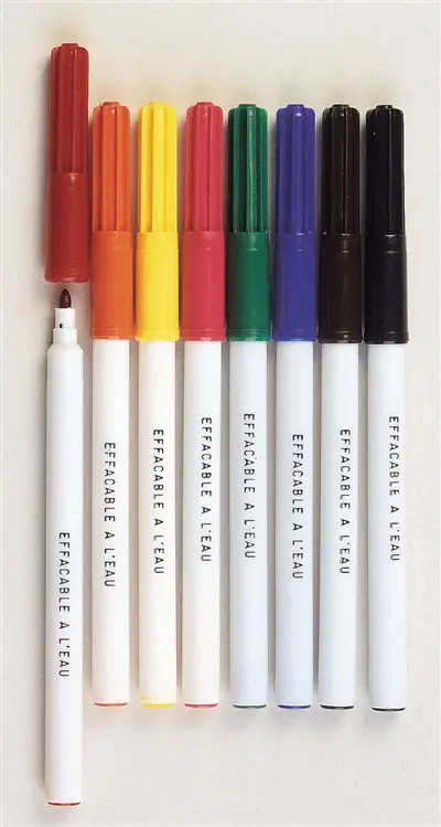 Feutres fins à tableaux