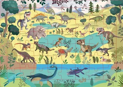 Les dinosaures : 48 pièces
