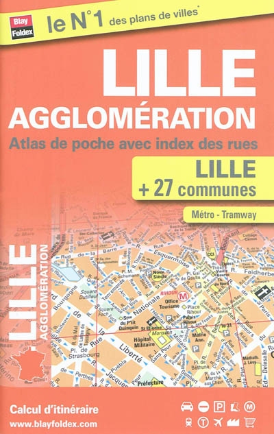 Lille agglomération : atlas de poche avec index des rues