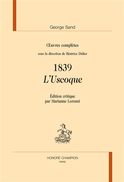 Oeuvres complètes. 1839