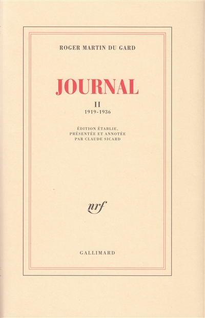 Journal. Vol. 2. 1919-1936
