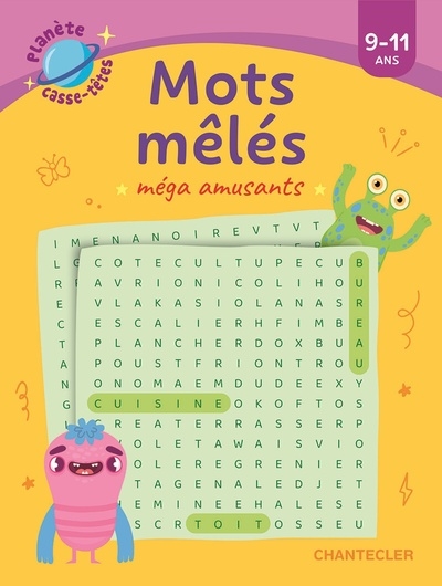 Mots mêlés méga amusants : 9-11 ans