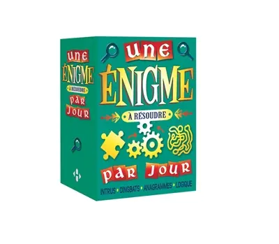 Une énigme à résoudre par jour : intrus, dingbats, anagrammes, logique