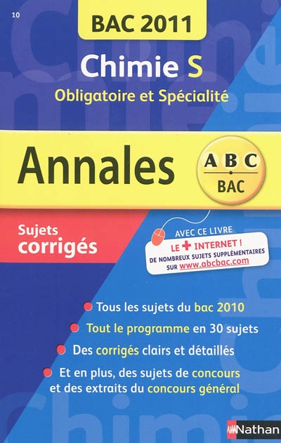 Chimie S, obligatoire et...
