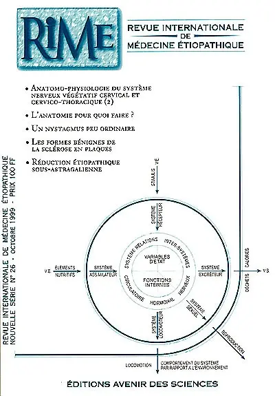 RIME : revue internationale de médecine étiopathique, n° 26