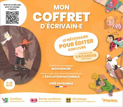 Mon coffret d'écrivain.e : le nécessaire pour éditer son livre : garantit des vacances créatives