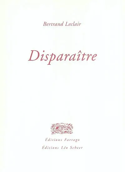 Disparaître