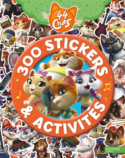 44 chats : 300 stickers & activités