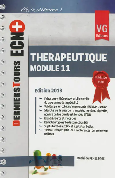 Thérapeutique : module 11