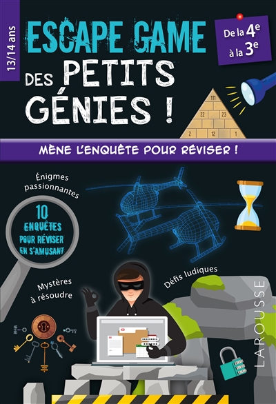 Escape game des petits génies !, de la 4e à la 3e, 13-14 ans