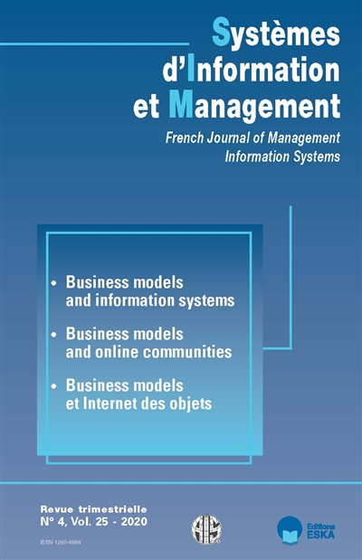 Systèmes d'information et management, n° 4 (2020)
