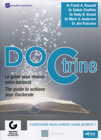 doctrine : le guide pour réussir votre doctorat. doctrine : the guide to achieve your doctorate