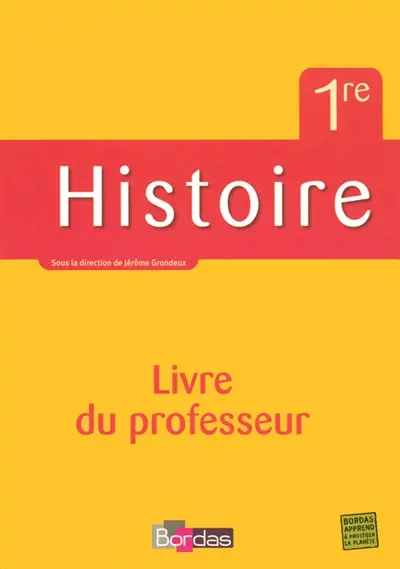 Histoire 1res L, ES, S