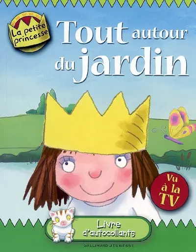 Tout autour du jardin : livre d'autocollants