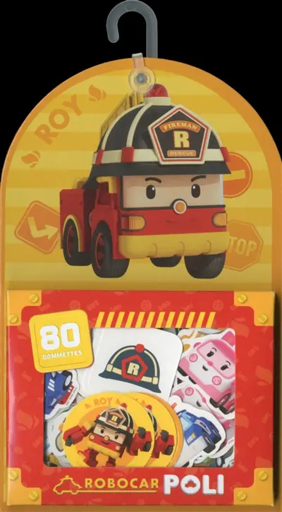 Robocar Poli. Roy : 80 gommettes
