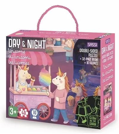 Unicorns. Gli unicorni. Les licornes