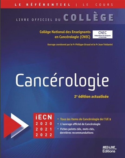 Cancérologie : iECN 2020-2021-2022