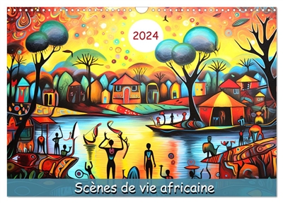 Scènes de vie africaine...