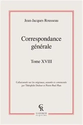 Correspondance générale. Vol. 18