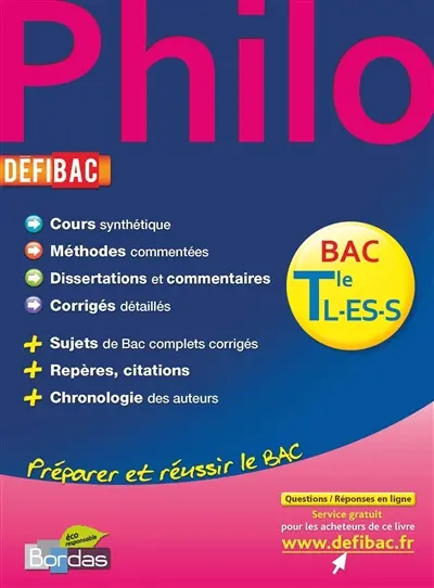 Philo terminale L, ES, S