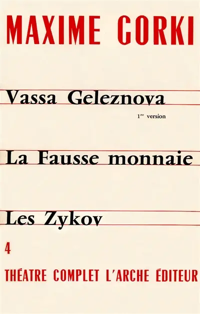 Théâtre complet. Vol. 4