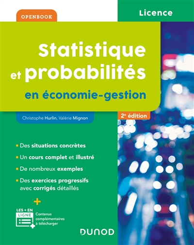 Statistique et probabilités en économie-gestion : licence