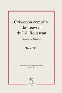 Oeuvres complètes. Vol. 12