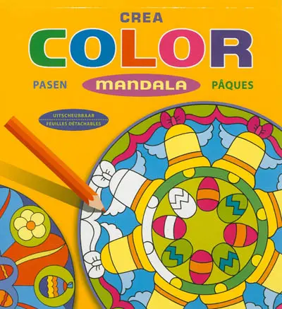Crea color Pâques : mandala. Crea color Pasen : mandala