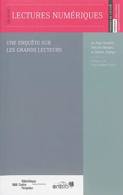 Lectures numériques : une enquête sur les grands lecteurs