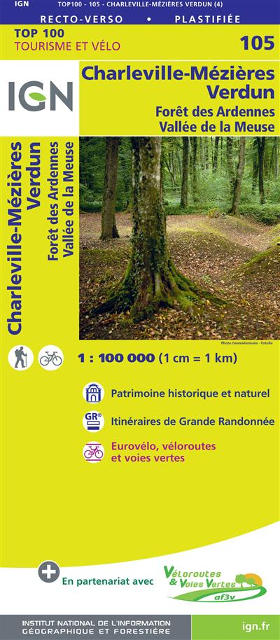 105 - CHARLEVILLE-MEZIERES VERDUN FORET DES ARDENNES